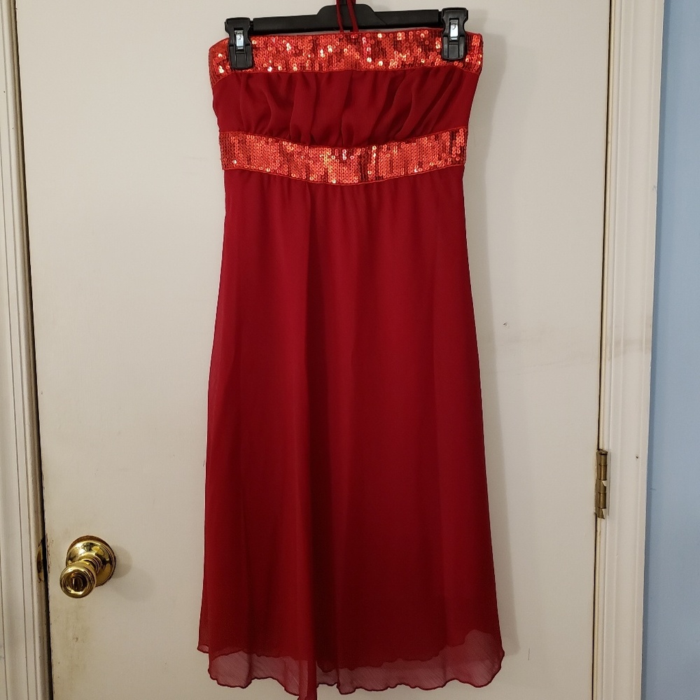 Red dress